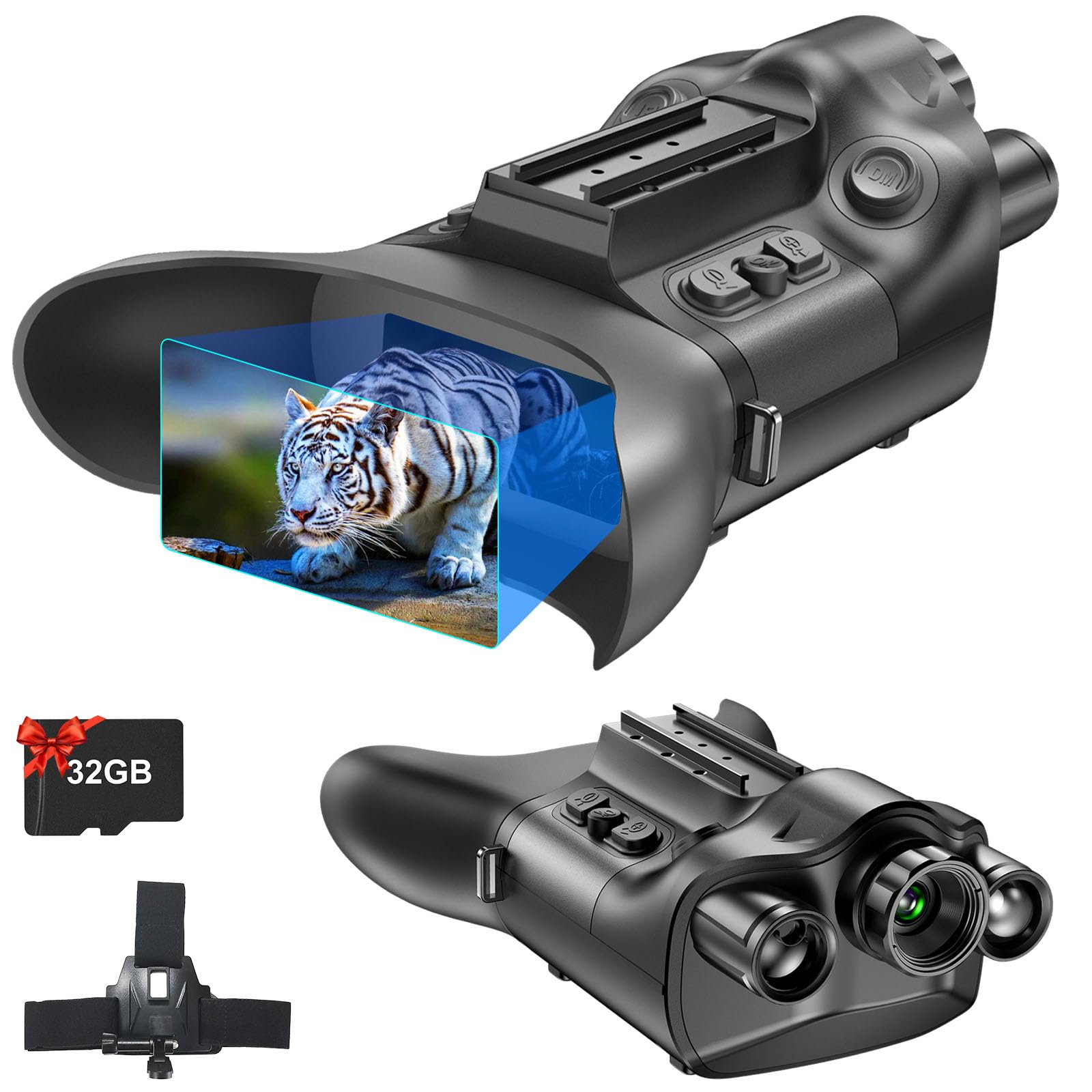 Crangcam Night Vision Goggles with Night Vision Rangefinder, 4K